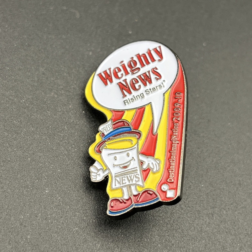 Destination Imagination DI Weighty News Rising‎ Stars 2010 Lapel Hat Pin